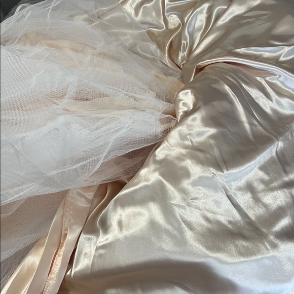 Burgundy Mermaid Style Prom Dress - Picture 8 of 9